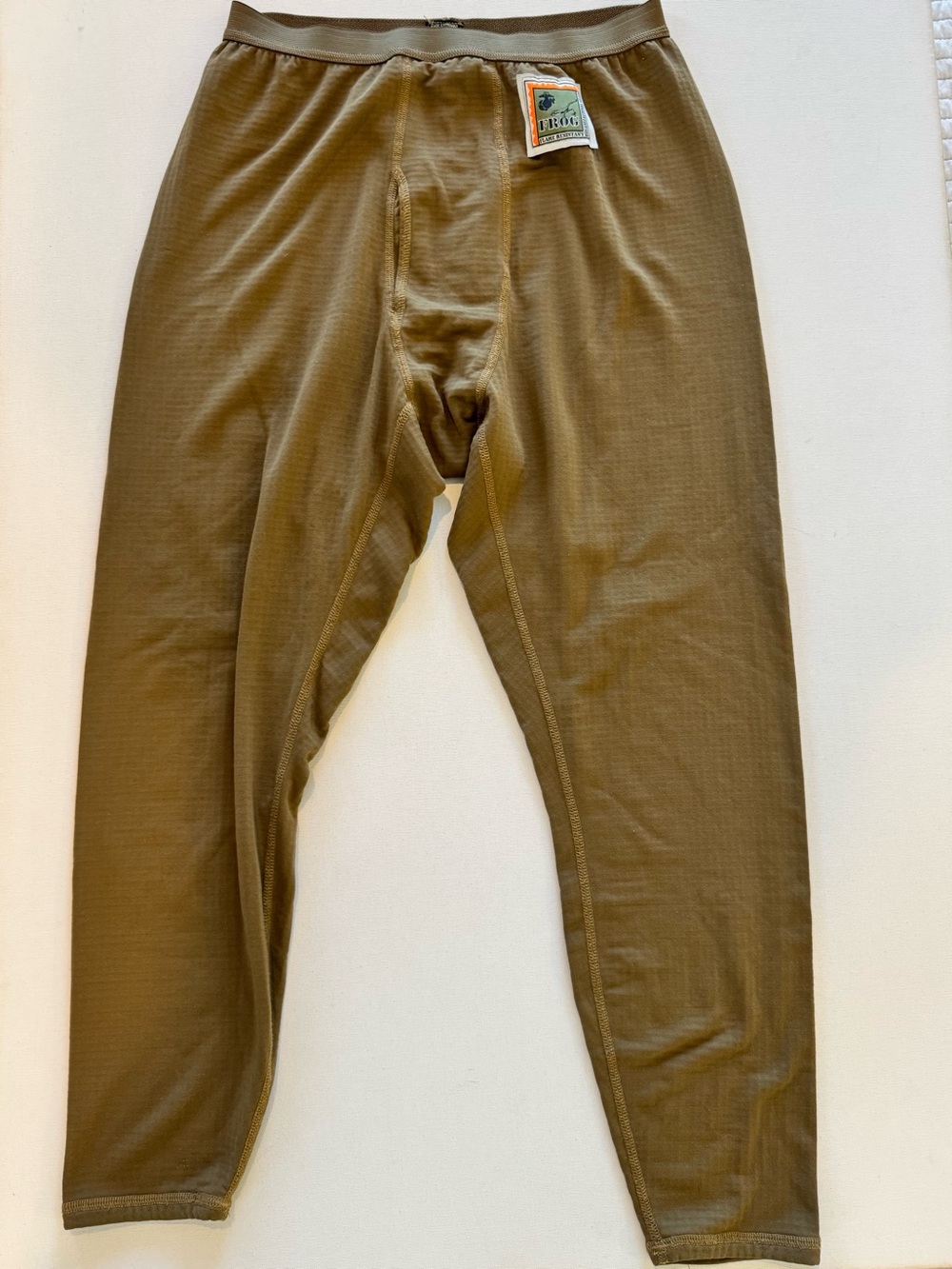 USMC Peckham Base Layer Pants Men Medium Regular FROG Coyote Brown Military